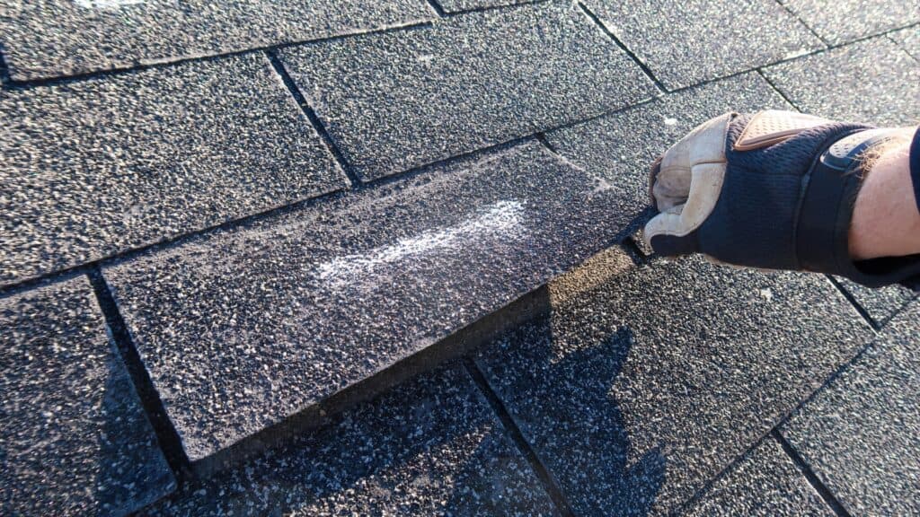 inspecting a house roof in courtenay comox bc
